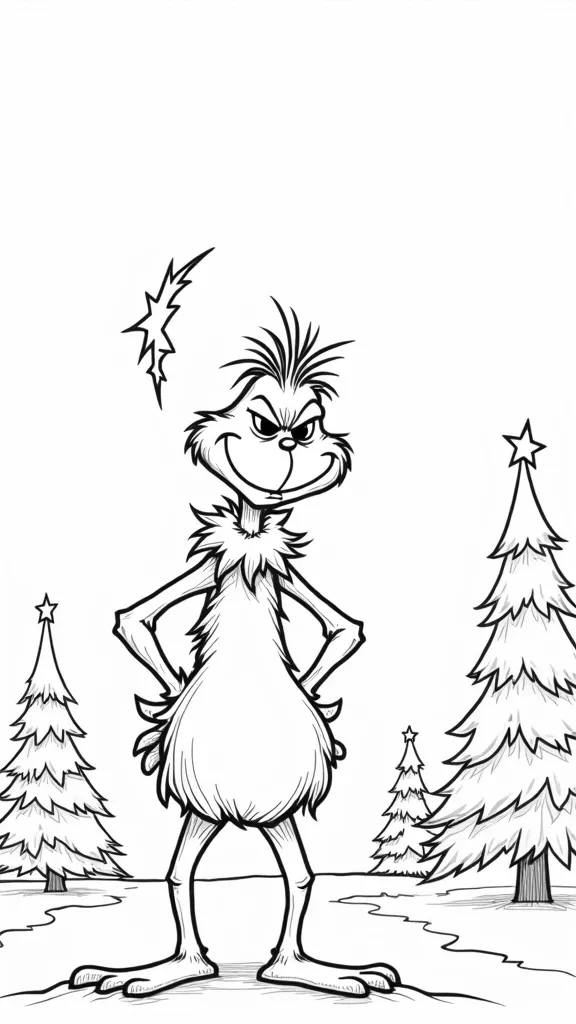 grinch coloring pages christmas